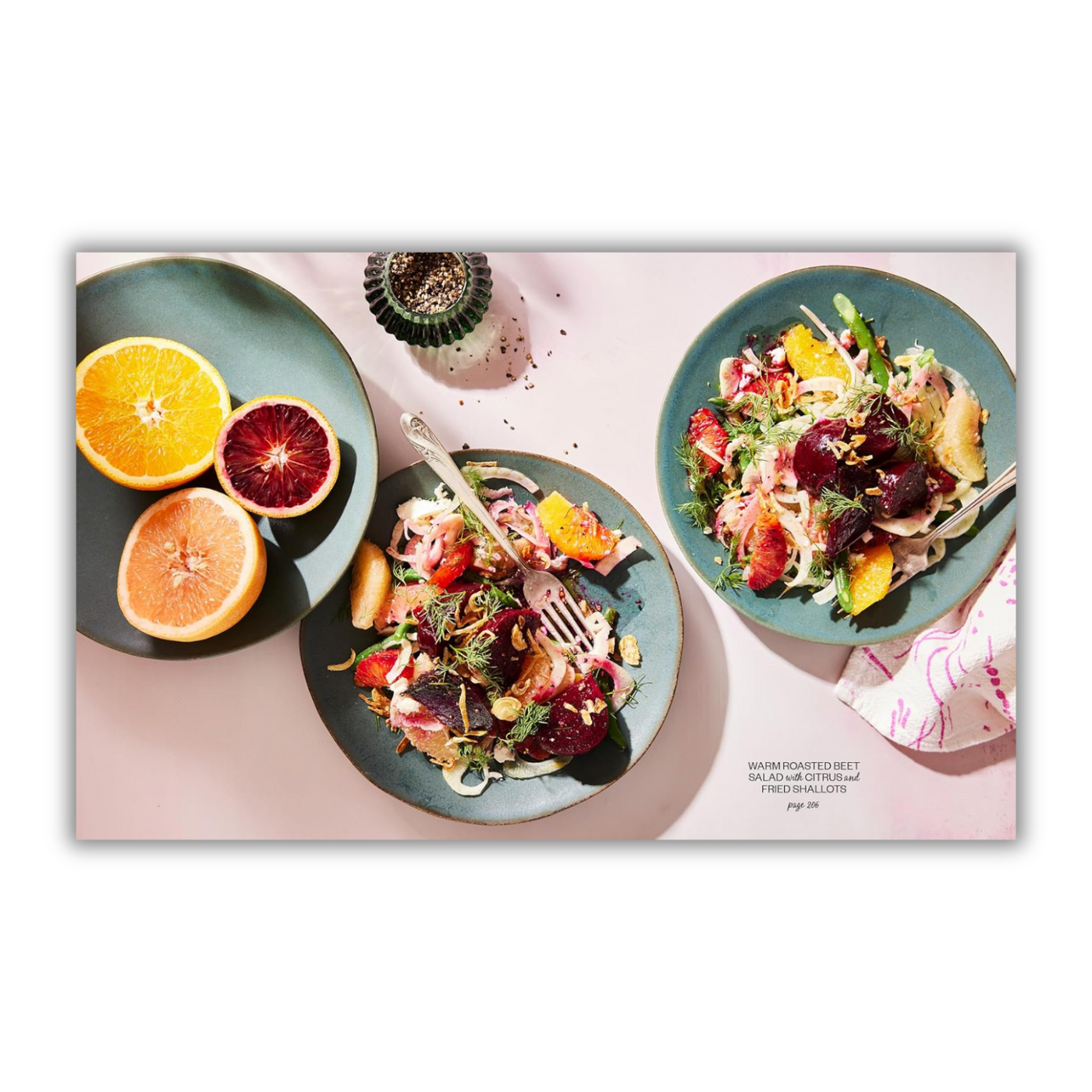 Warm Roasted Beet Salad with Citrus and Fried Shallots