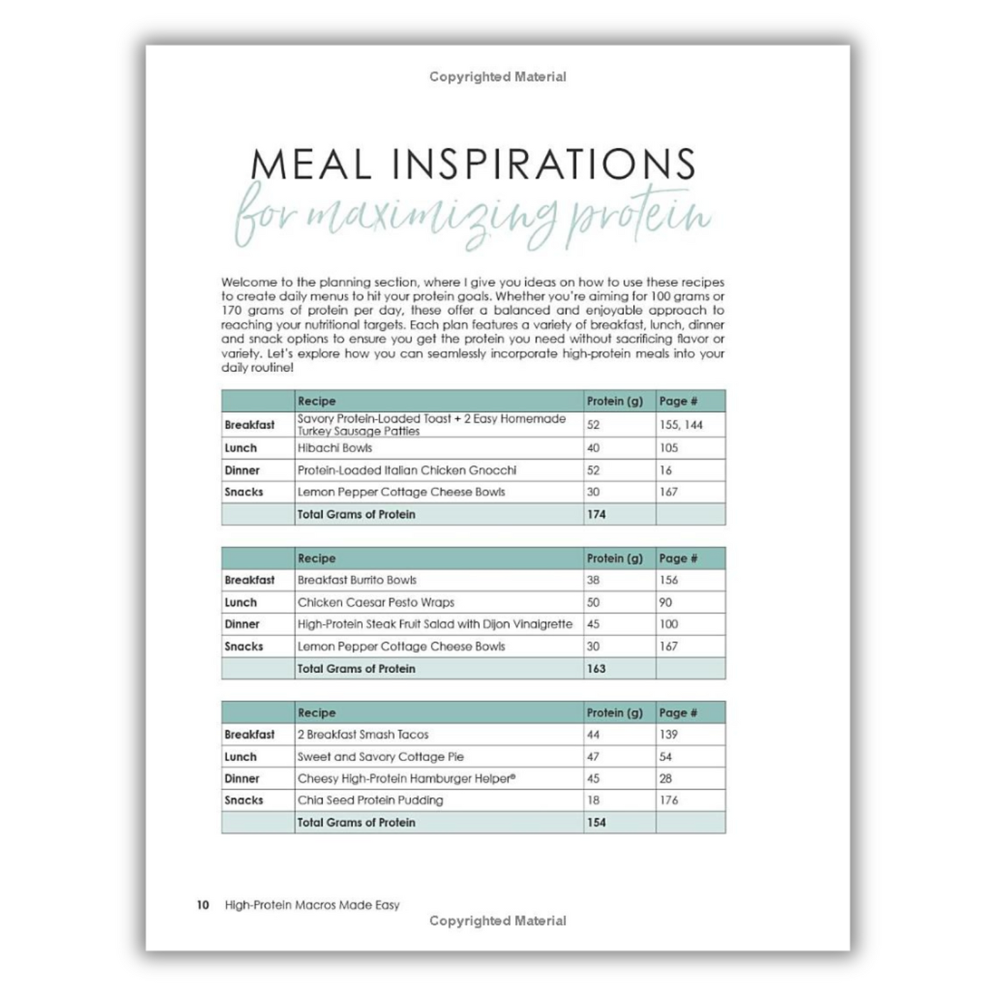 High Protein Macros Made Easy 3