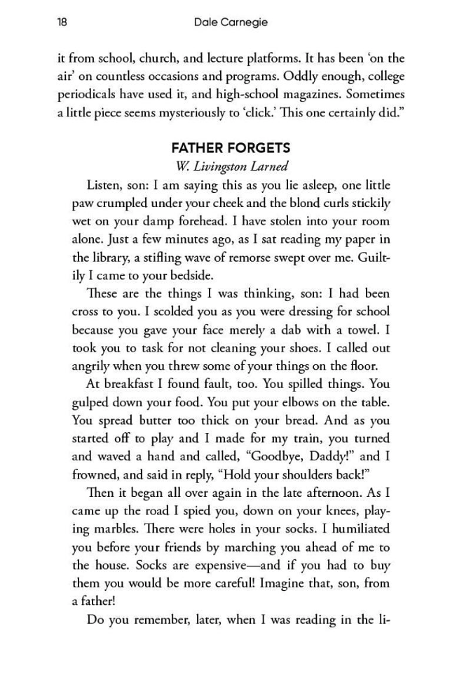 Page 18: Father Forgets