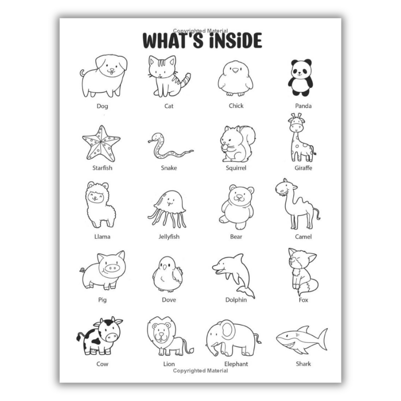 How to Draw 101 Cute Animals: For Kids (Spiral Bound)