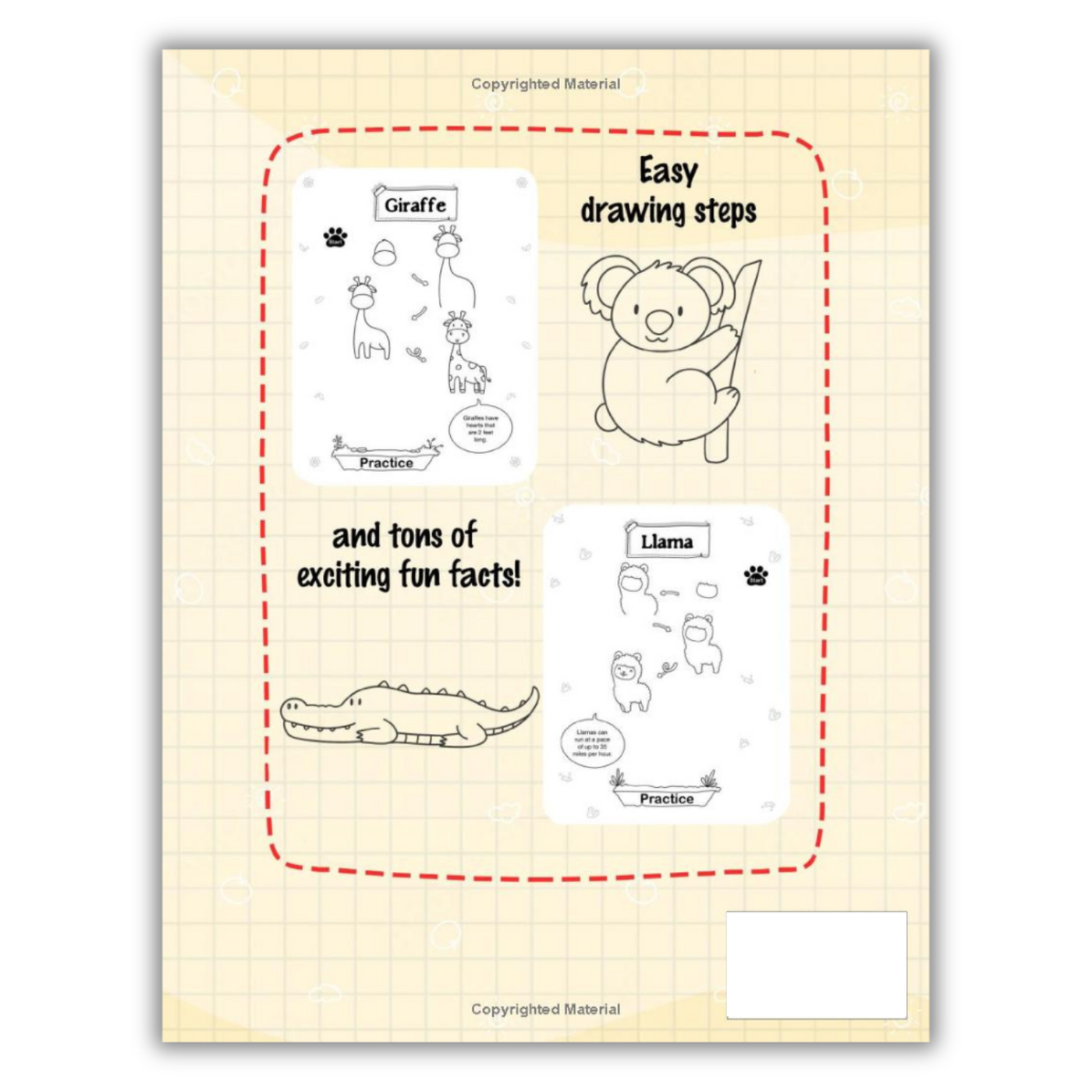 How to Draw 101 Cute Animals: For Kids (Spiral Bound)