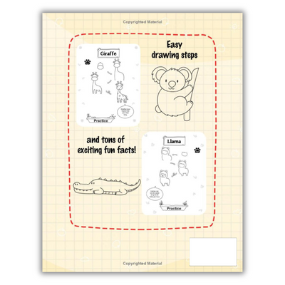 How to Draw 101 Cute Animals: For Kids (Spiral Bound)