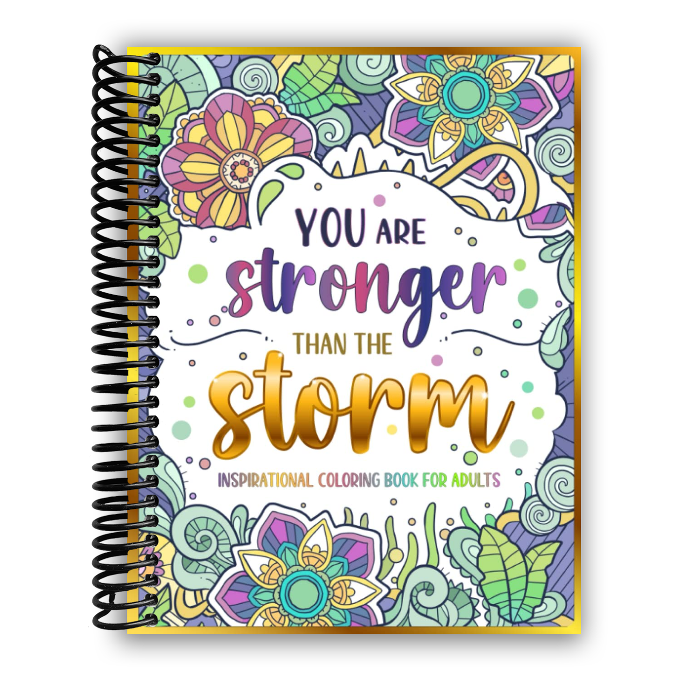 Book cover of Inspirational Coloring Book for Adults