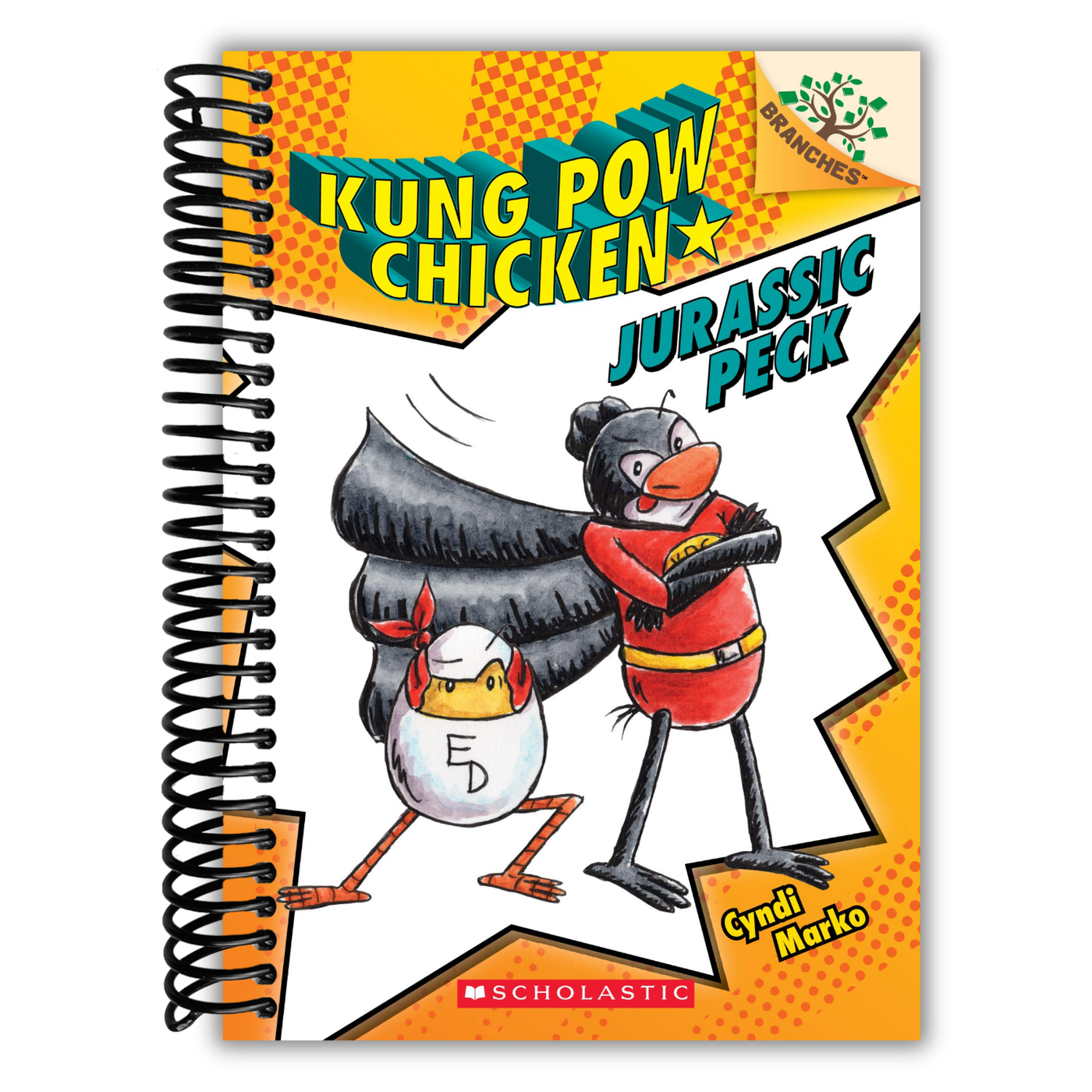 Jurassic Peck: A Branches Book (Kung Pow Chicken #5) (5)