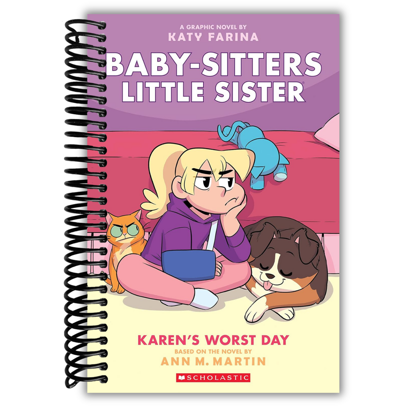 Front cover of Karen's Worst Day: A Graphic Novel (Baby-Sitters Little Sister #3) (3) (Baby-Sitters Little Sister Graphix)