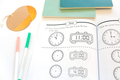 Drawing time on a clock