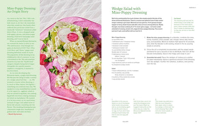 Wedge Salad with Miso-Poppy Dressing