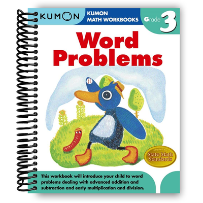 Front cover of Kumon Grade 3 Word Problems