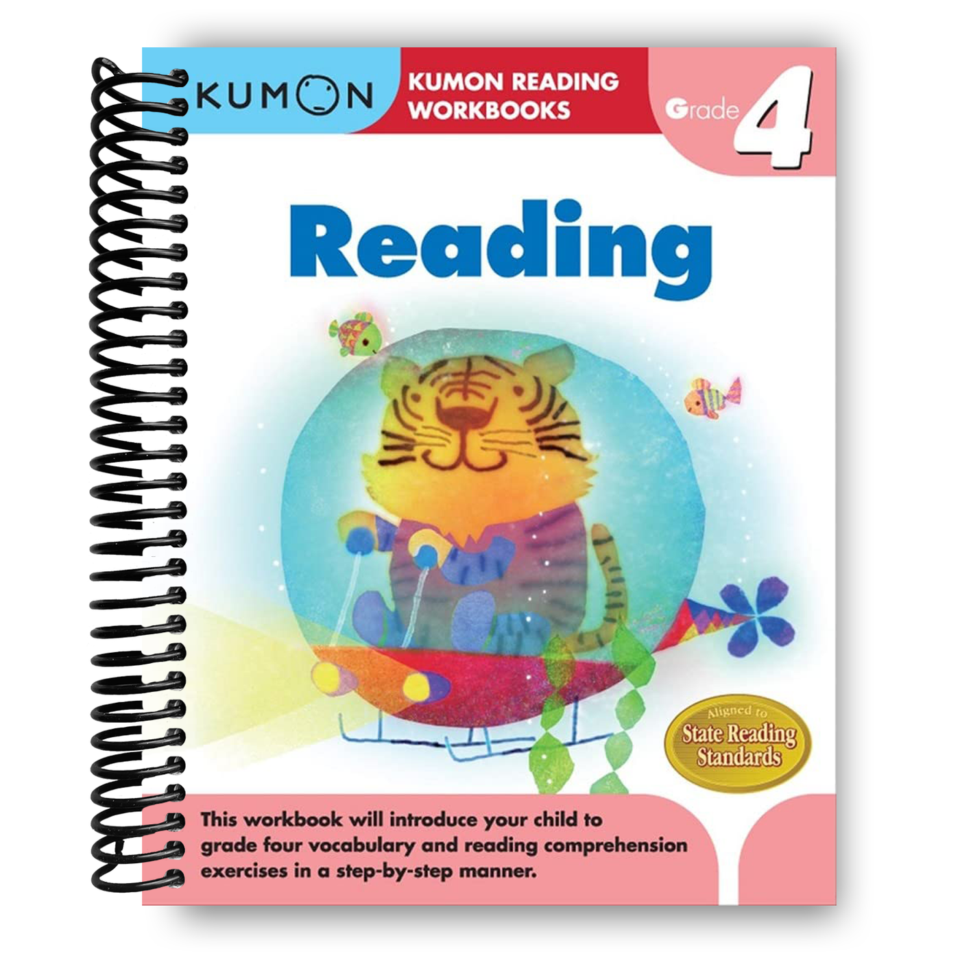 Kumon Grade 4 Reading (Spiral Bound)