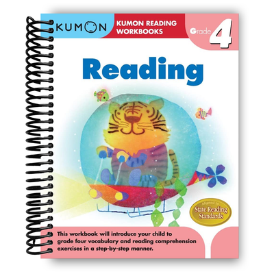 Front cover of Kumon Grade 4 Reading