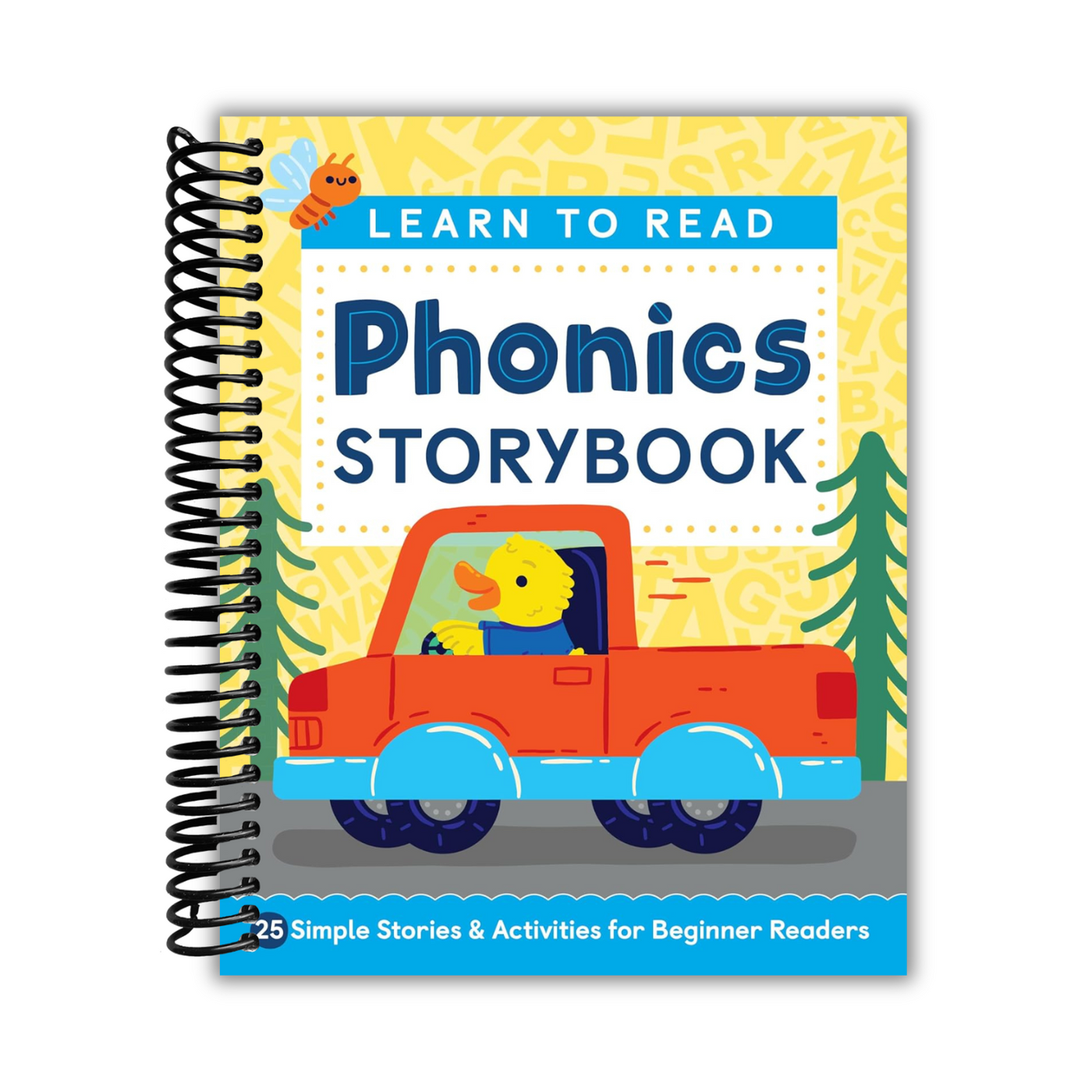 Learn to Read: Phonics Storybook: 25 Simple Stories & Activities for Beginner Readers (Spiral Bound)