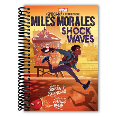 Front cover of Miles Morales: Shock Waves (Original Spider-Man Graphic Novel)