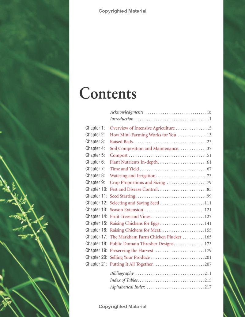 Table of Contents