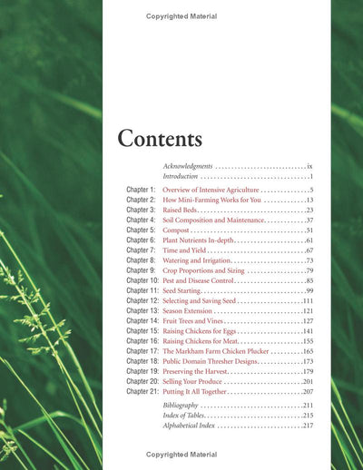 Table of Contents