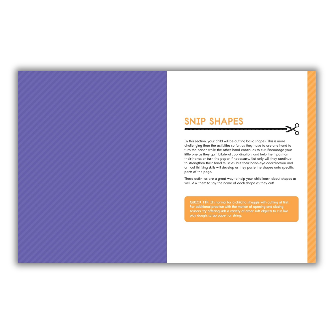 Inside My First Scissor Skills Workbook: Cut-and-Paste Activities to Build Hand-Eye Coordination and Fine Motor Skills (Spiral Bound) 3