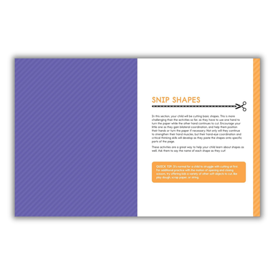 Inside My First Scissor Skills Workbook: Cut-and-Paste Activities to Build Hand-Eye Coordination and Fine Motor Skills (Spiral Bound) 3