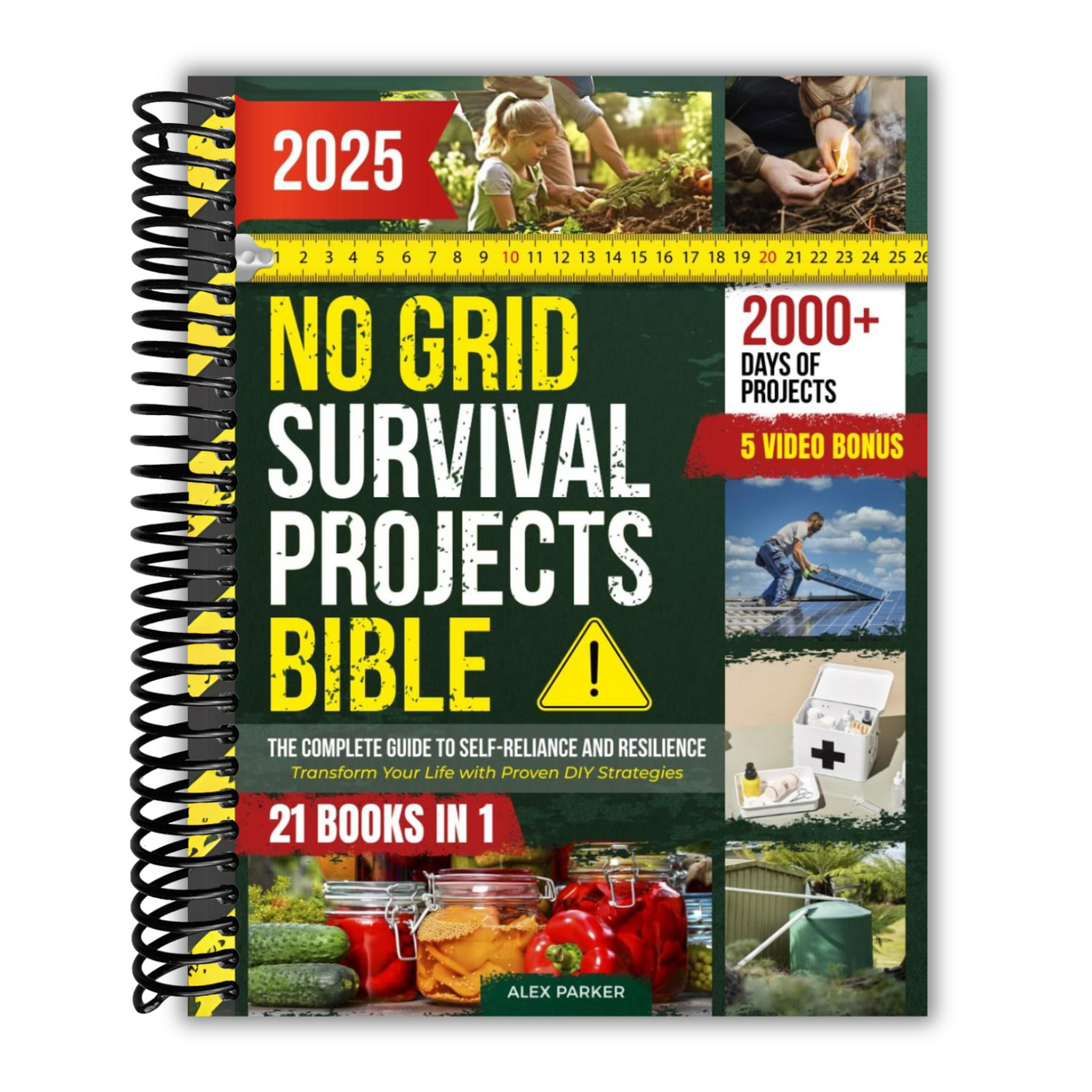 front cover of NO GRID SURVIVAL PROJECTS BIBLE