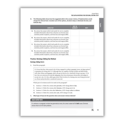 Page 19: Practice (Revising/Editing Text Method)