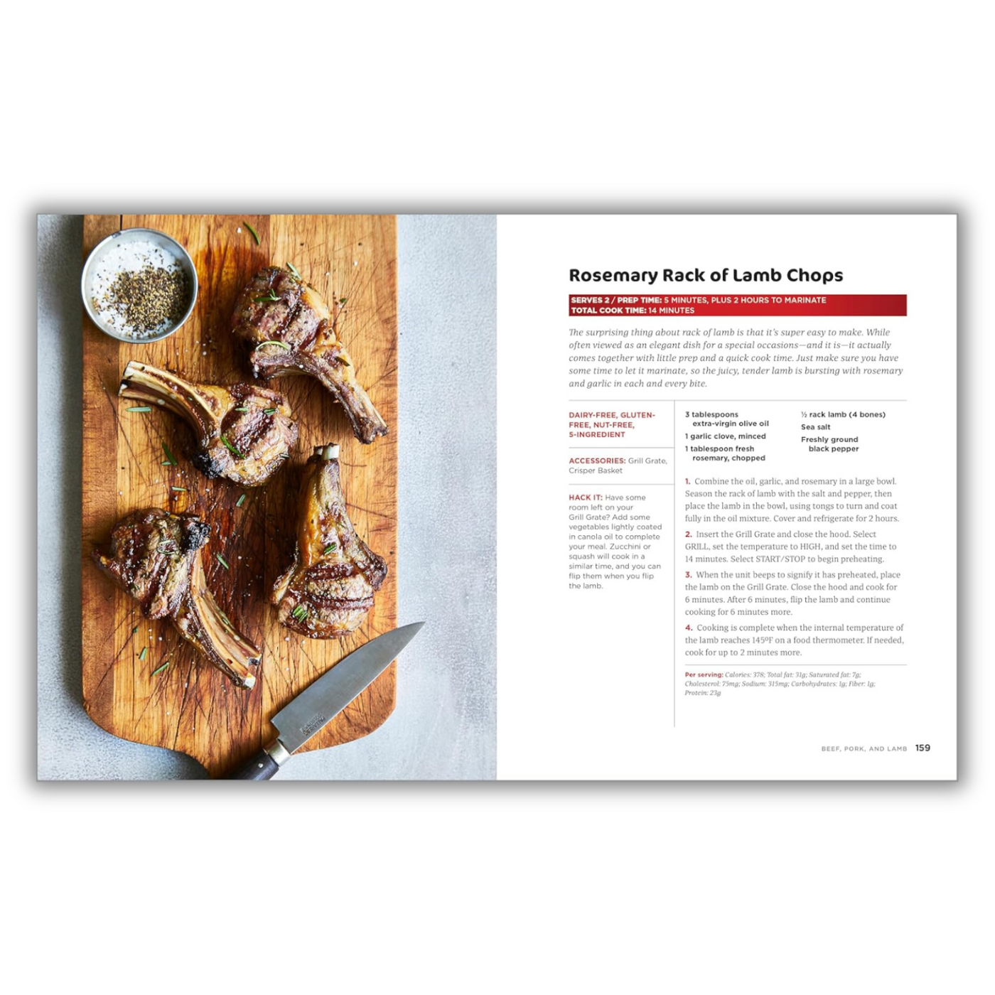 Rosemary Rack of Lamb Chops