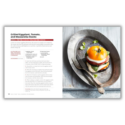 Grilled Eggplant, Tomato, and Mozzarella Stacks