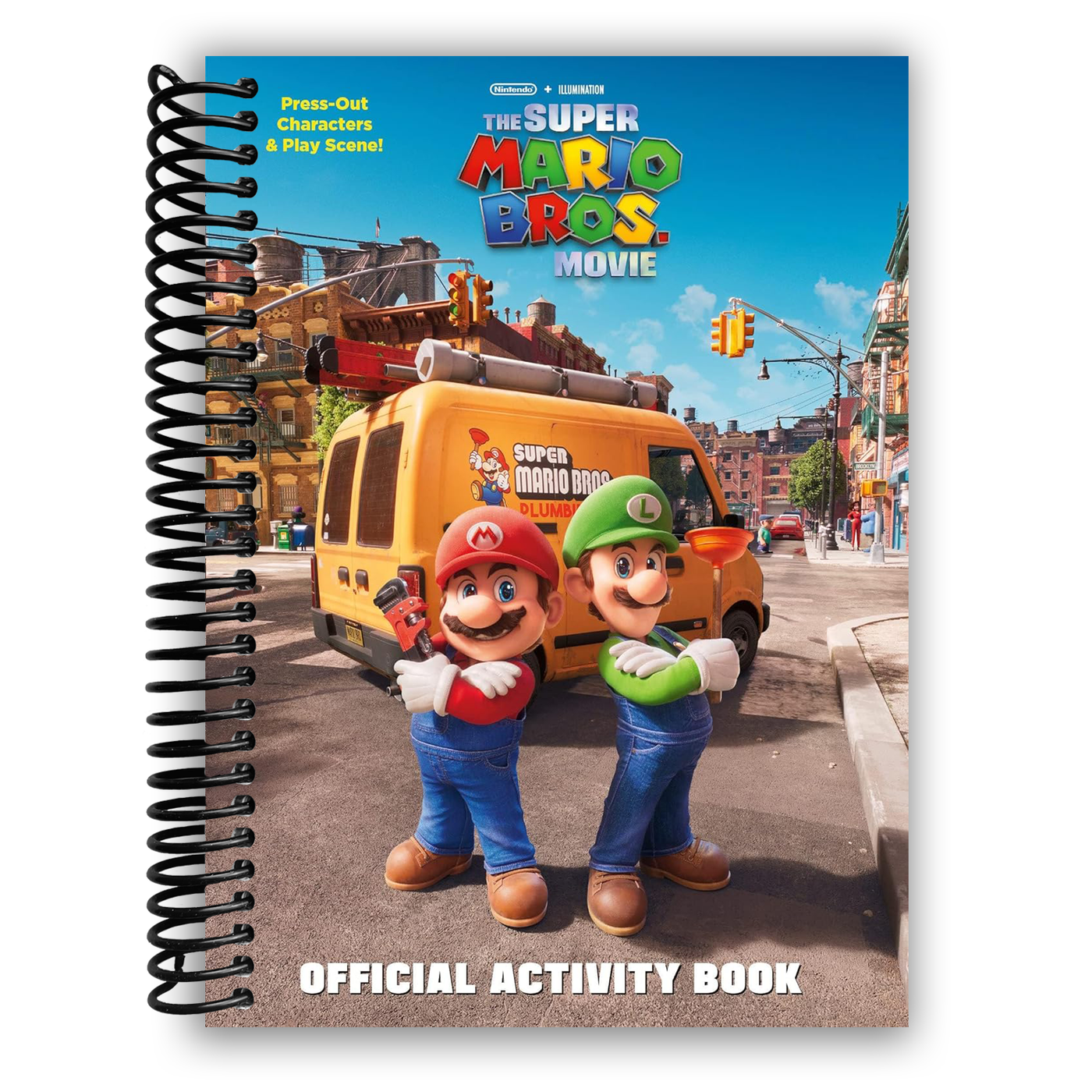 Nintendo® and Illumination present The Super Mario Bros. Movie Official Activity Book (Spiral Bound)