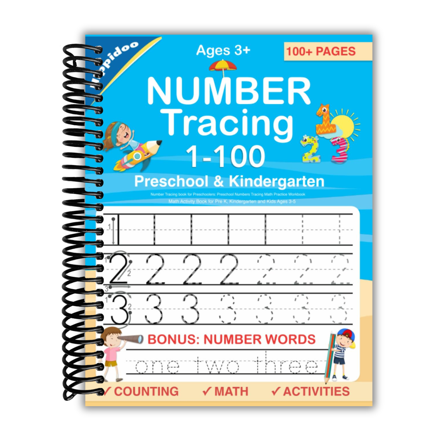 Number Tracing book for Preschoolers: Preschool Numbers Tracing Math P ...