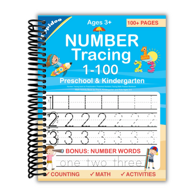 front cover of Number Tracing book for Preschoolers