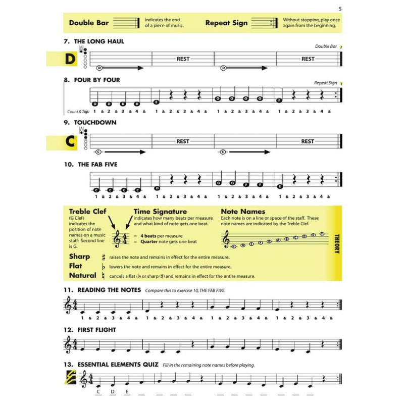 Essential Elements for Band – Bb Clarinet Book 1 with EEi | Beginner C ...
