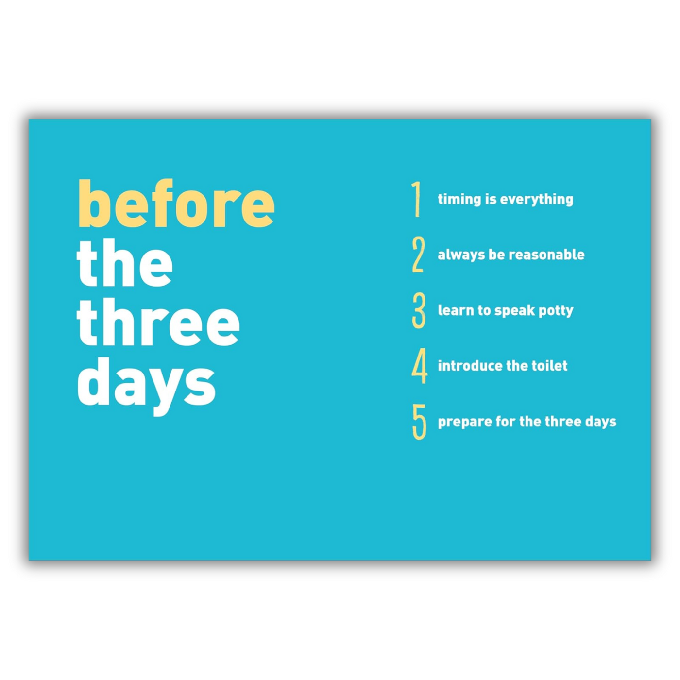 Before the Three Days