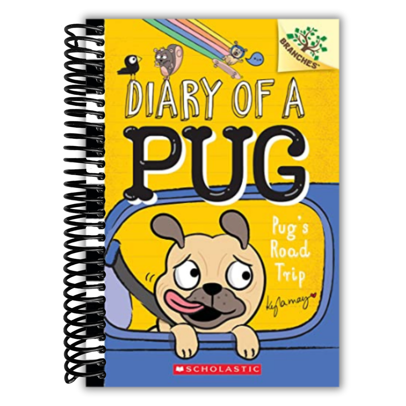 Pug's Road Trip: A Branches Book (Diary Of A Pug #7)