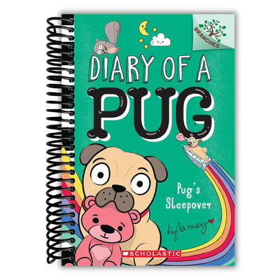 Front Cover of Pug's Sleepover: A Branches Book (Diary of a Pug #6)