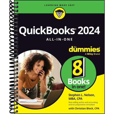 QuickBooks 2024 All-in-One For Dummies front cover