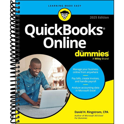 QuickBooks Online For Dummies, 2025 Edition front cover