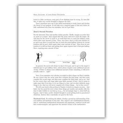 inside image of Real Analysis: A Long-Form Mathematics Textbook