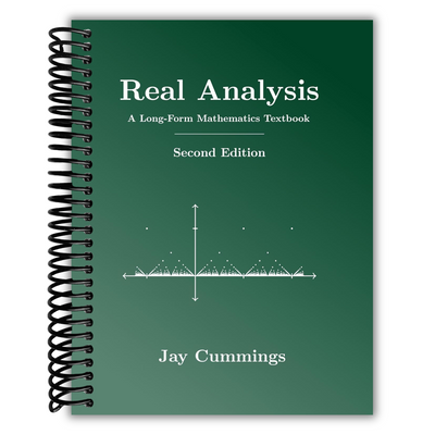 front cover of Real Analysis: A Long-Form Mathematics Textbook