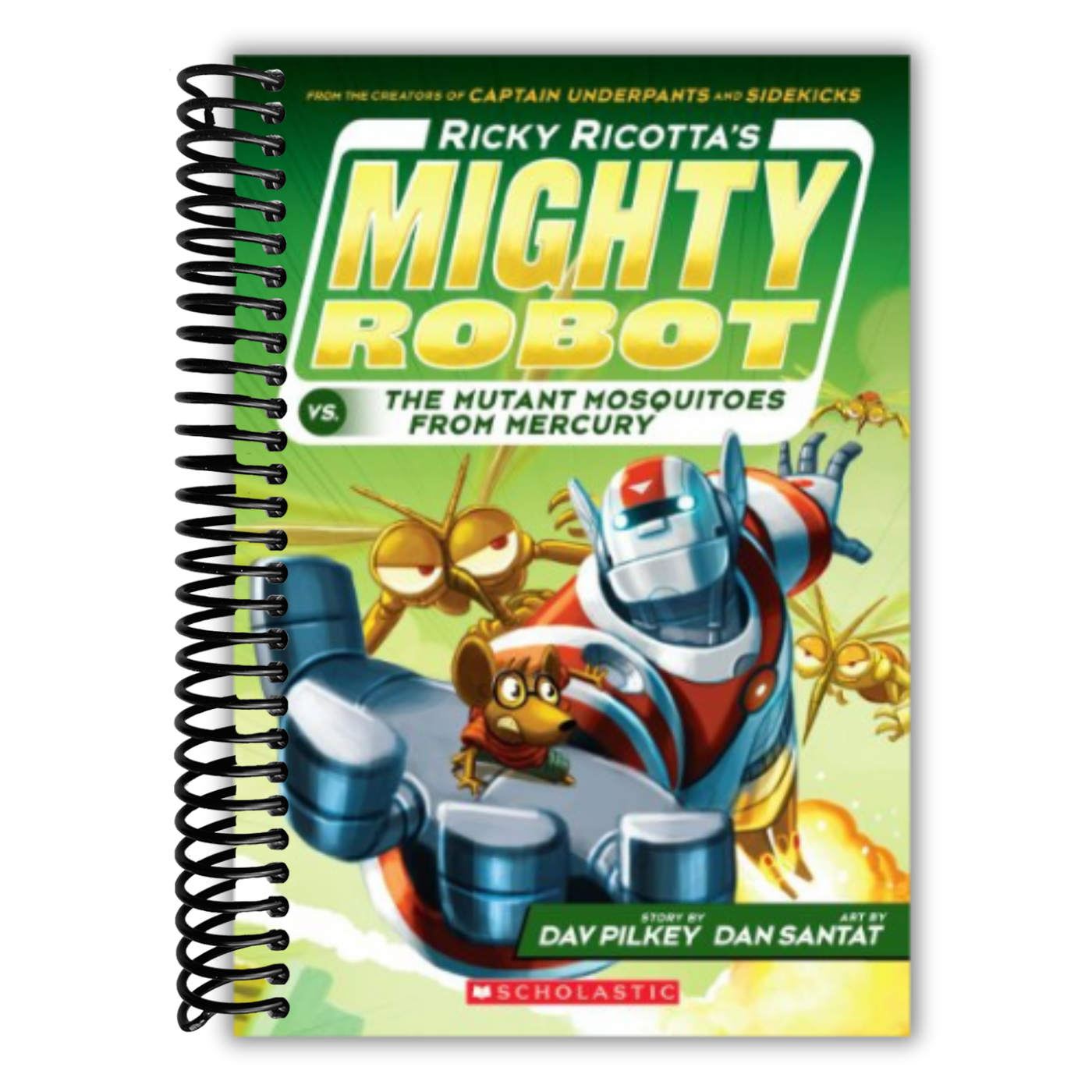 Ricky Ricotta's Mighty Robot vs. the Mutant Mosquitoes from Mercury (Ricky Ricotta's Mighty Robot #2) (2)