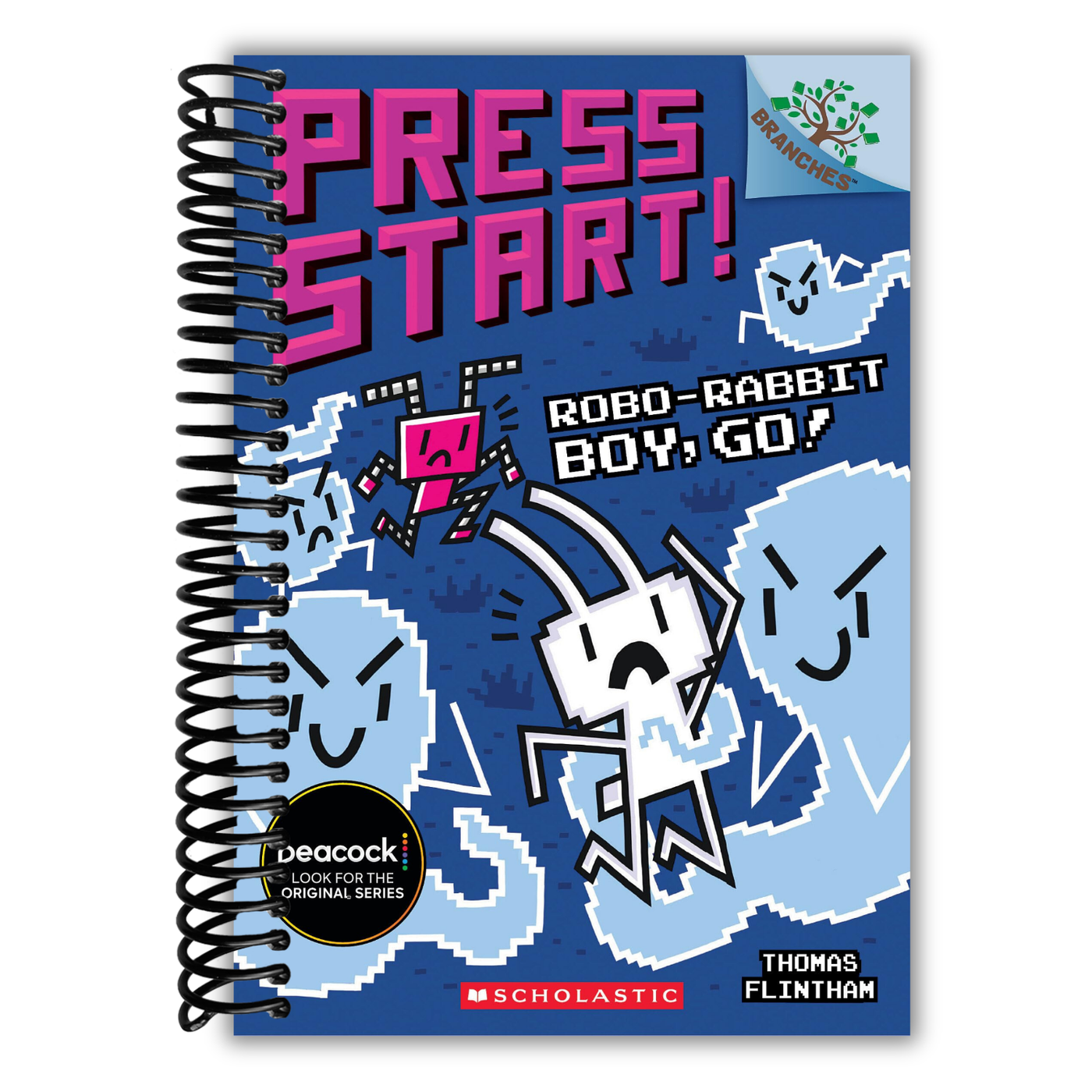 Robo-Rabbit Boy, Go!: A Branches Book (Press Start! #7) (7)