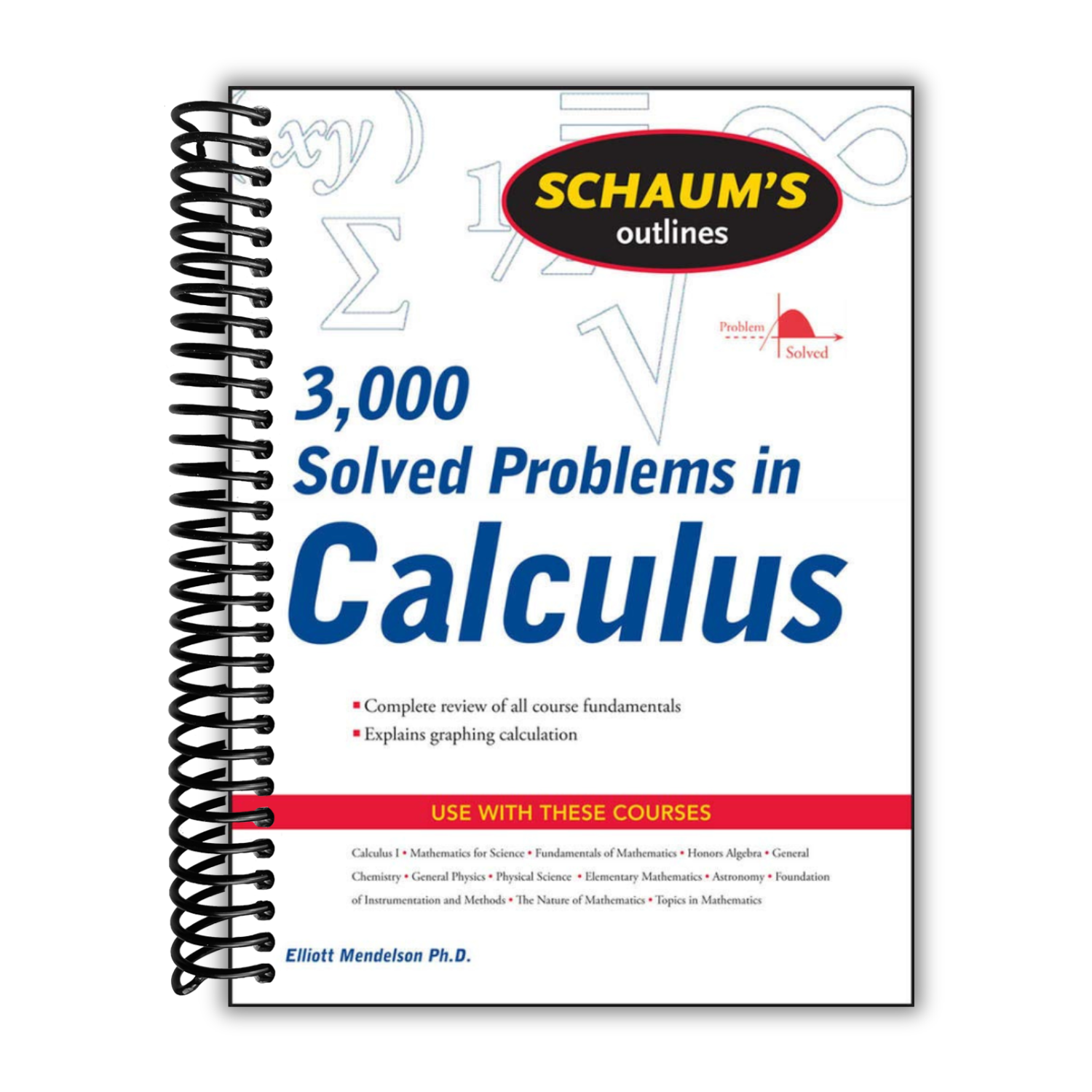 Schaum Math Schaum's 3,000 Solved Problems in Calculus (Schaum's Outlines) by Elli ...