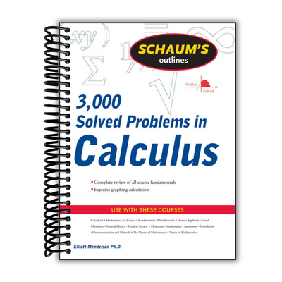 Front cover of 3000 Solved Problems in Calculus