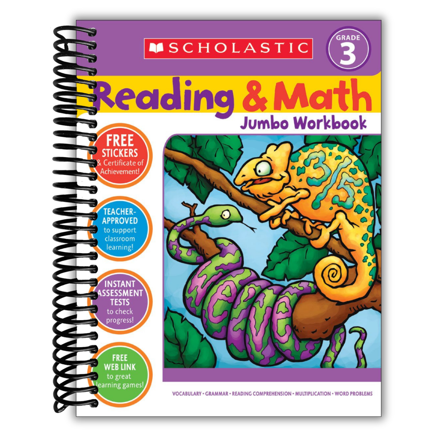 Scholastic Jumbo Workbook, Grade 3 (Scholastic Jumbo Workbooks)
