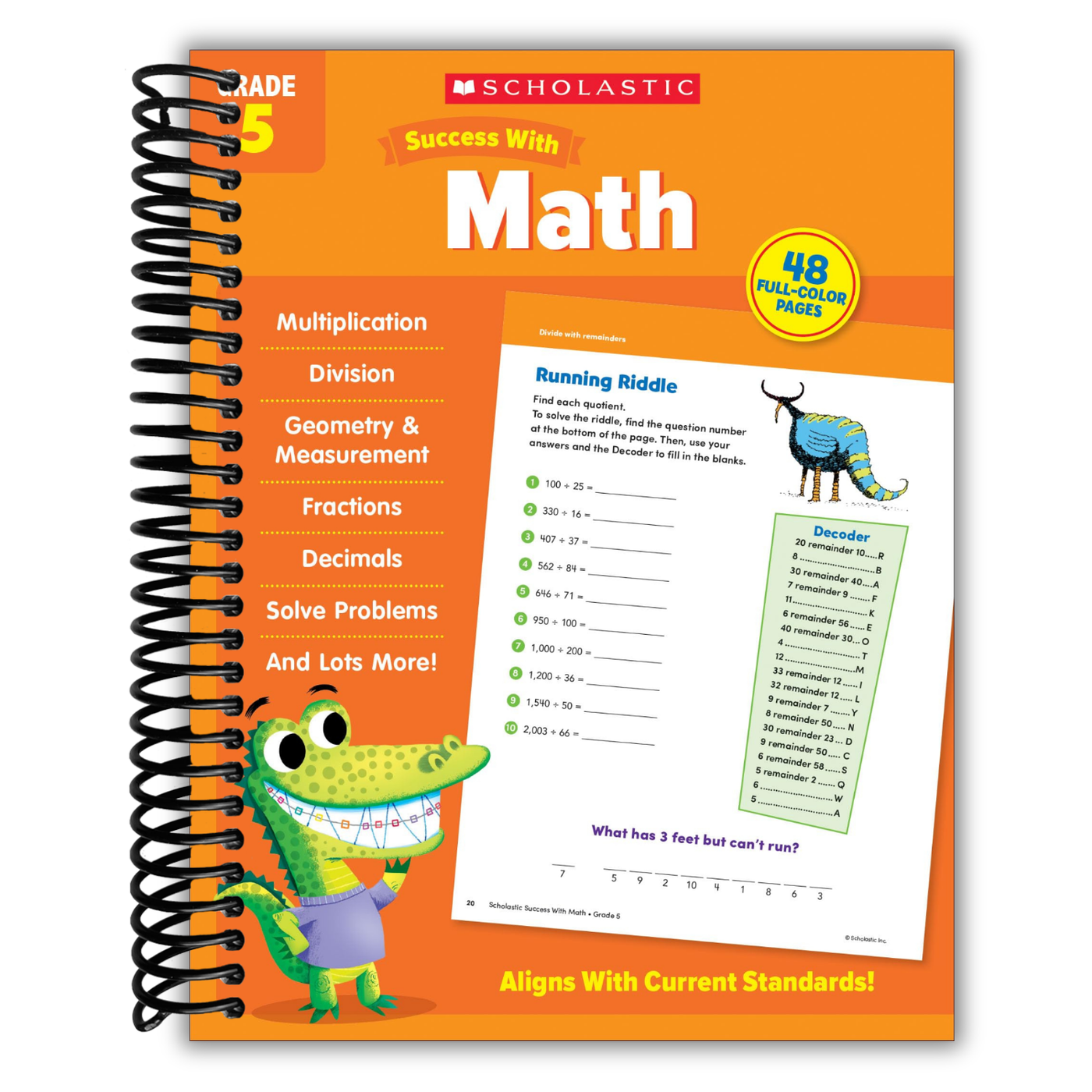Scholastic Success with Math Grade 5 Workbook