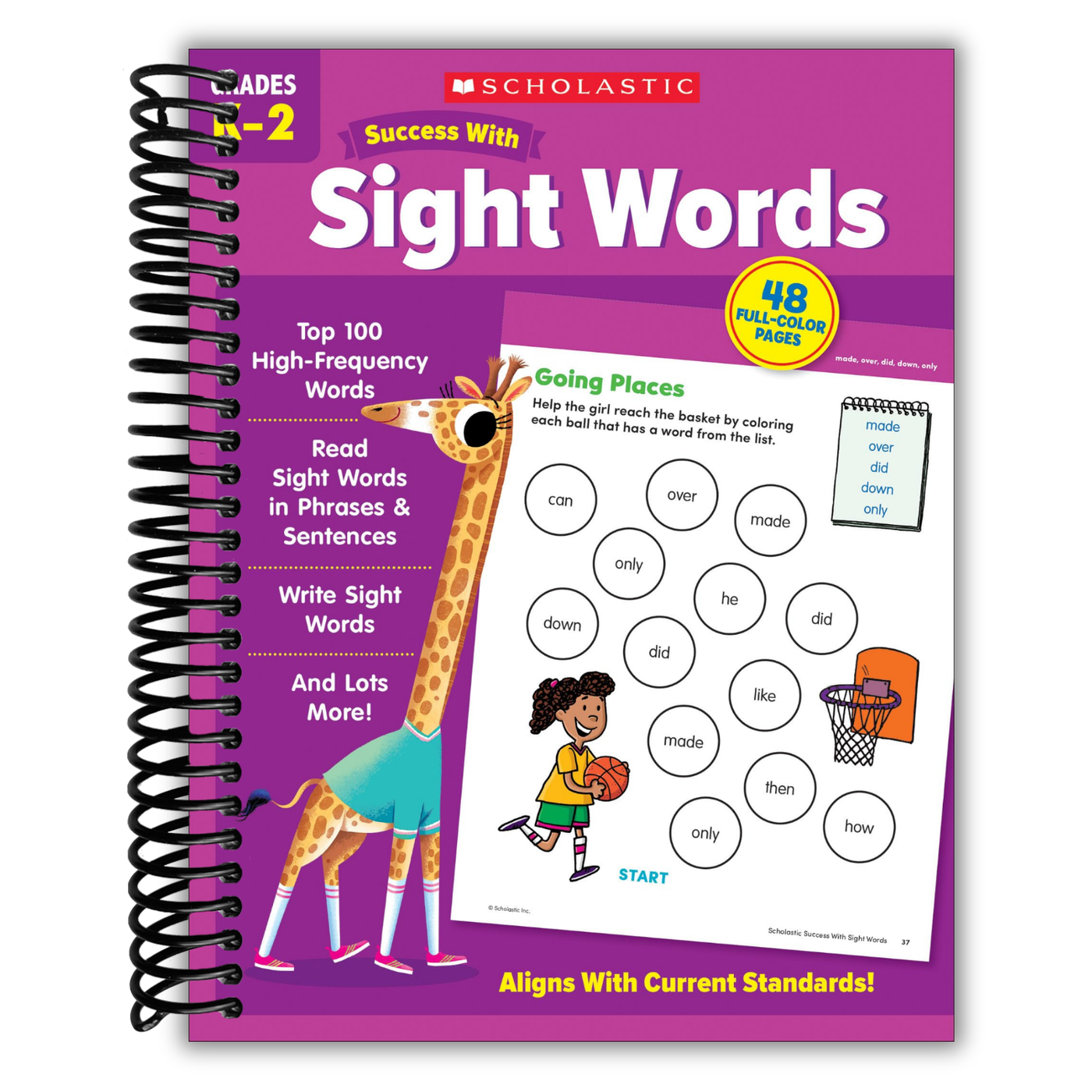 Scholastic Success with Sight Words Workbook