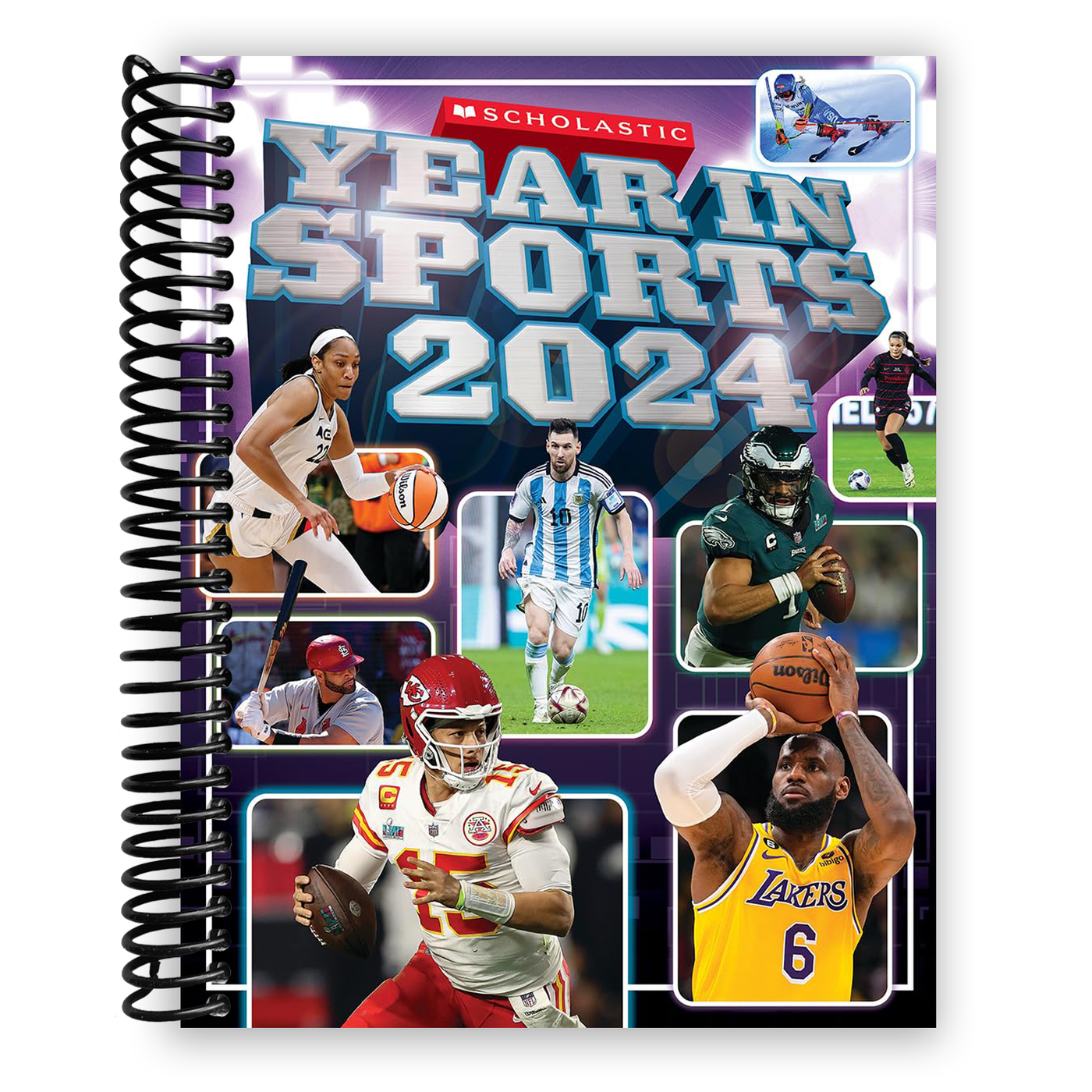 Scholastic Year in Sports 2024 (Spiral Bound)