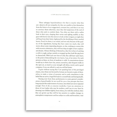 inside page of Science in the Kitchen and the Art of Eating Well