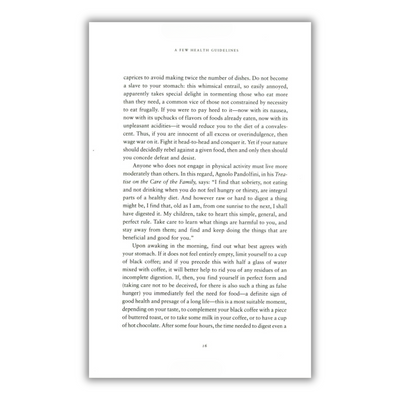 inside page of Science in the Kitchen and the Art of Eating Well