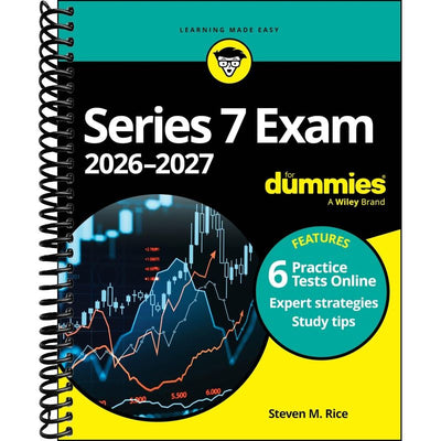 Series 7 Exam 2026-2027 For Dummies (For Dummies: Learning Made Easy) front cover