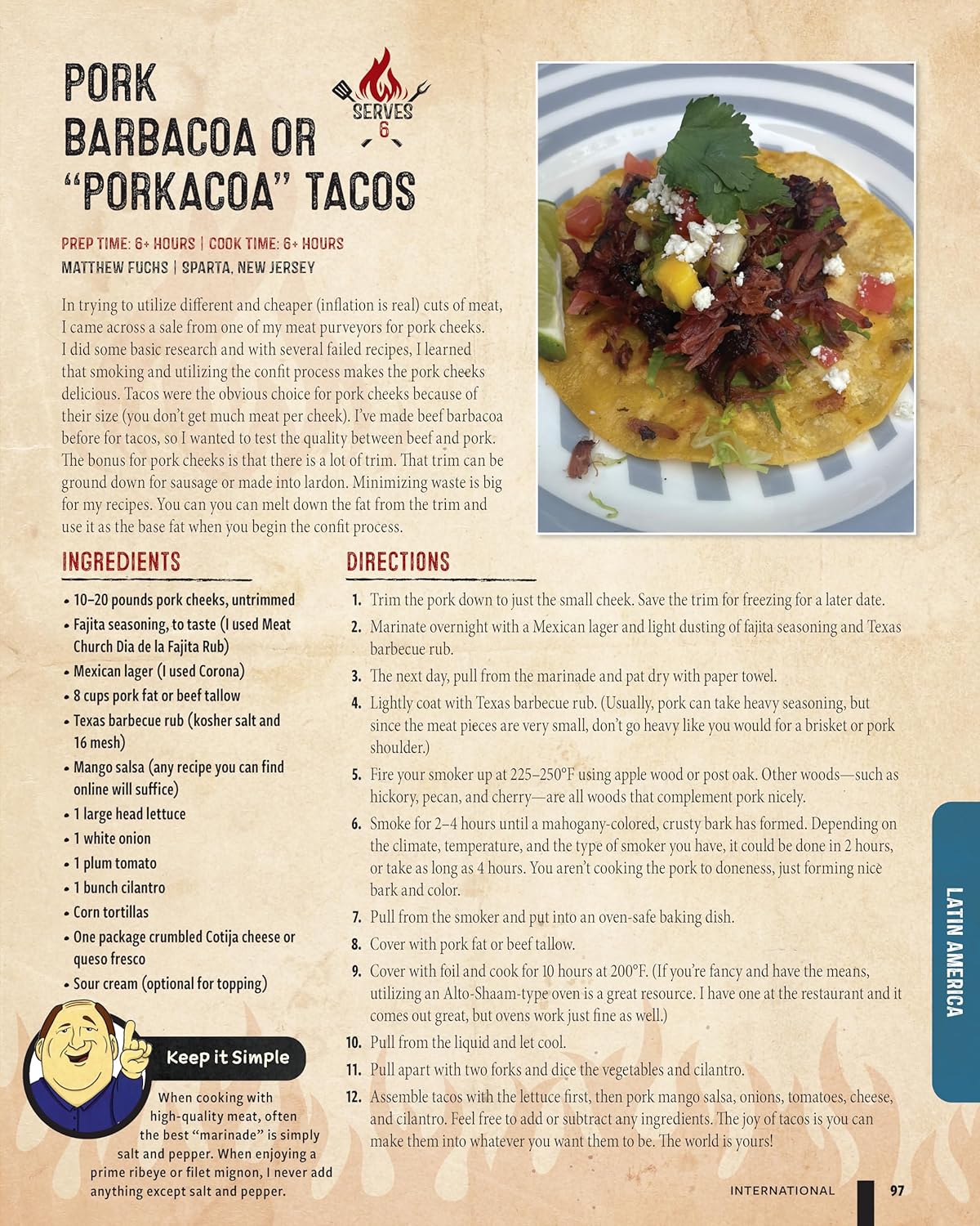 Pork Barbacoa or "Porkacoa" Tacos
