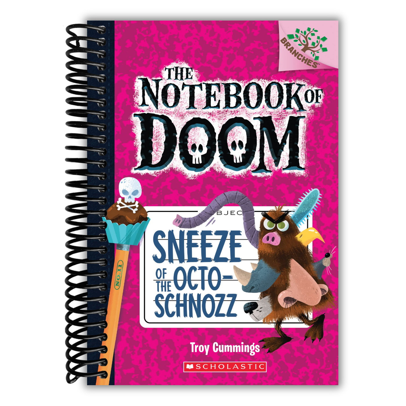 Sneeze of the Octo-Schnozz: A Branches Book (The Notebook of Doom #11) (11)