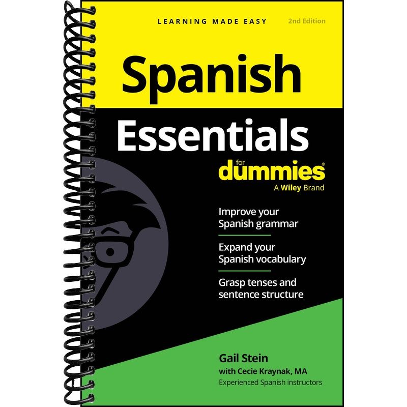 Spanish Essentials For Dummies (For Dummies (Language & Literature)) front cover