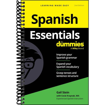 Spanish Essentials For Dummies (For Dummies (Language & Literature)) front cover